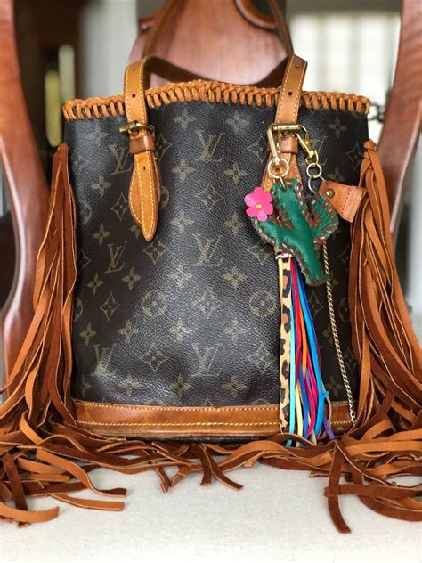 upcycled Louis Vuitton bags